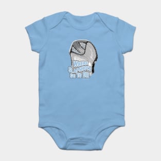 Where Slapshots Go To Die (Hockey) Baby Bodysuit